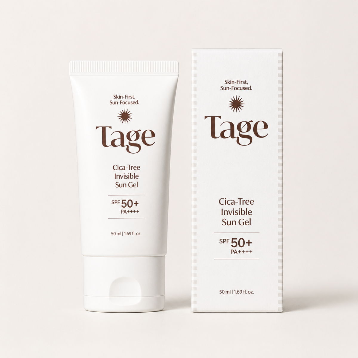 Tage Cica-Tree Invisible Sun Gel SPF50+ PA++++ — Protector Solar Invisible