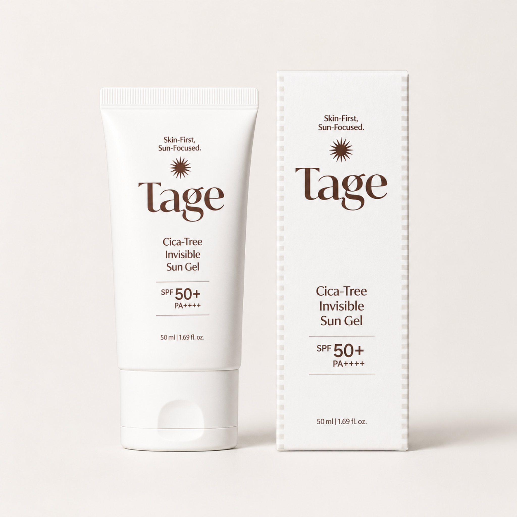 Tage Cica-Tree Invisible Sun Gel SPF50+ PA++++ — Protector Solar Invisible