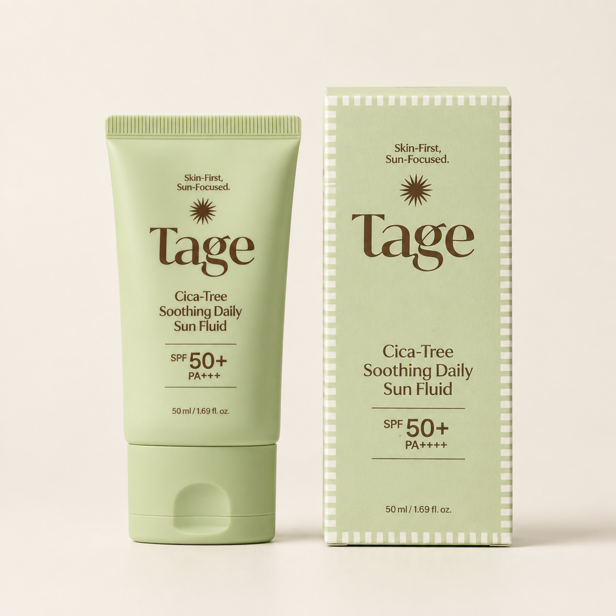 Tage Cica-Tree Soothing Daily Sun Fluid SPF50+ PA++++ — Protector Solar