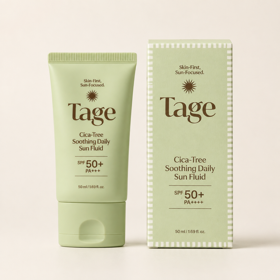 TAGE CICA-TREE Soothing Daily Sun Fluid SPF50+ PA++++
